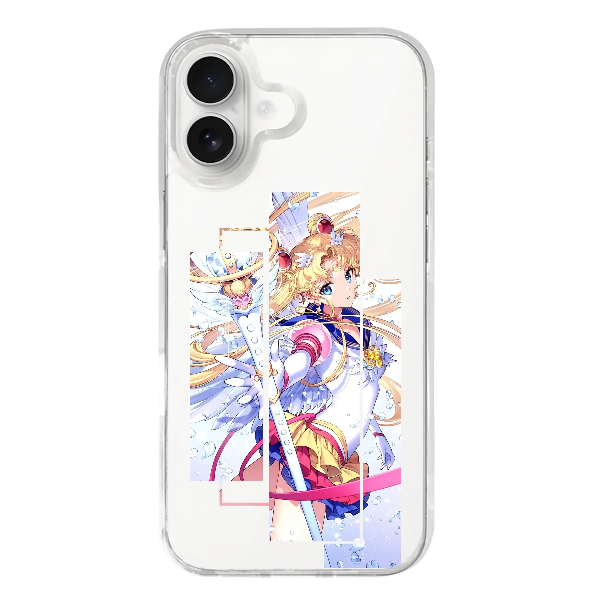 美少女戦士セーラームーン グッズ 月野 うさぎ - iPhone 17シリーズ 透明スマホケース – 薄型・耐衝撃・精密フィット保護カバー